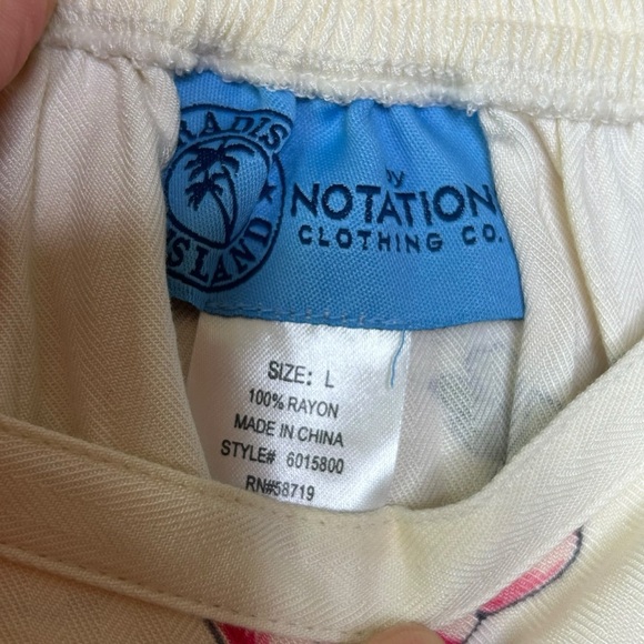 🩷Paradise Island by Notation NWT beachy tropical floral straight skirt large - Picture 7 of 9
